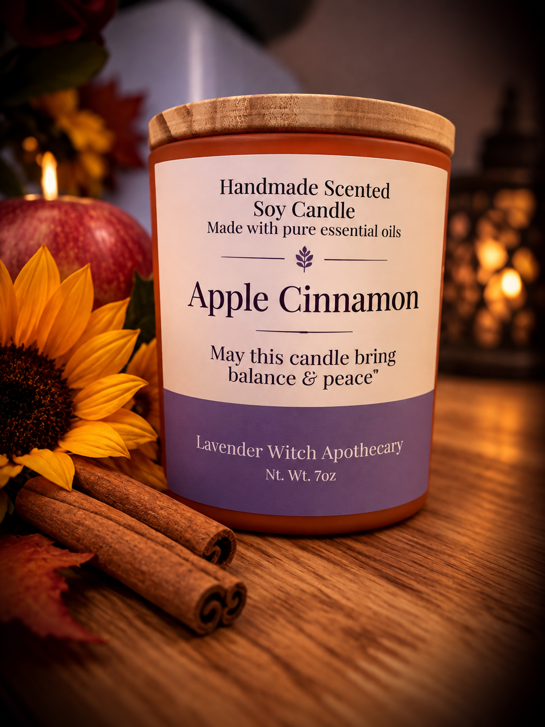 Apple Cinnamon Candle