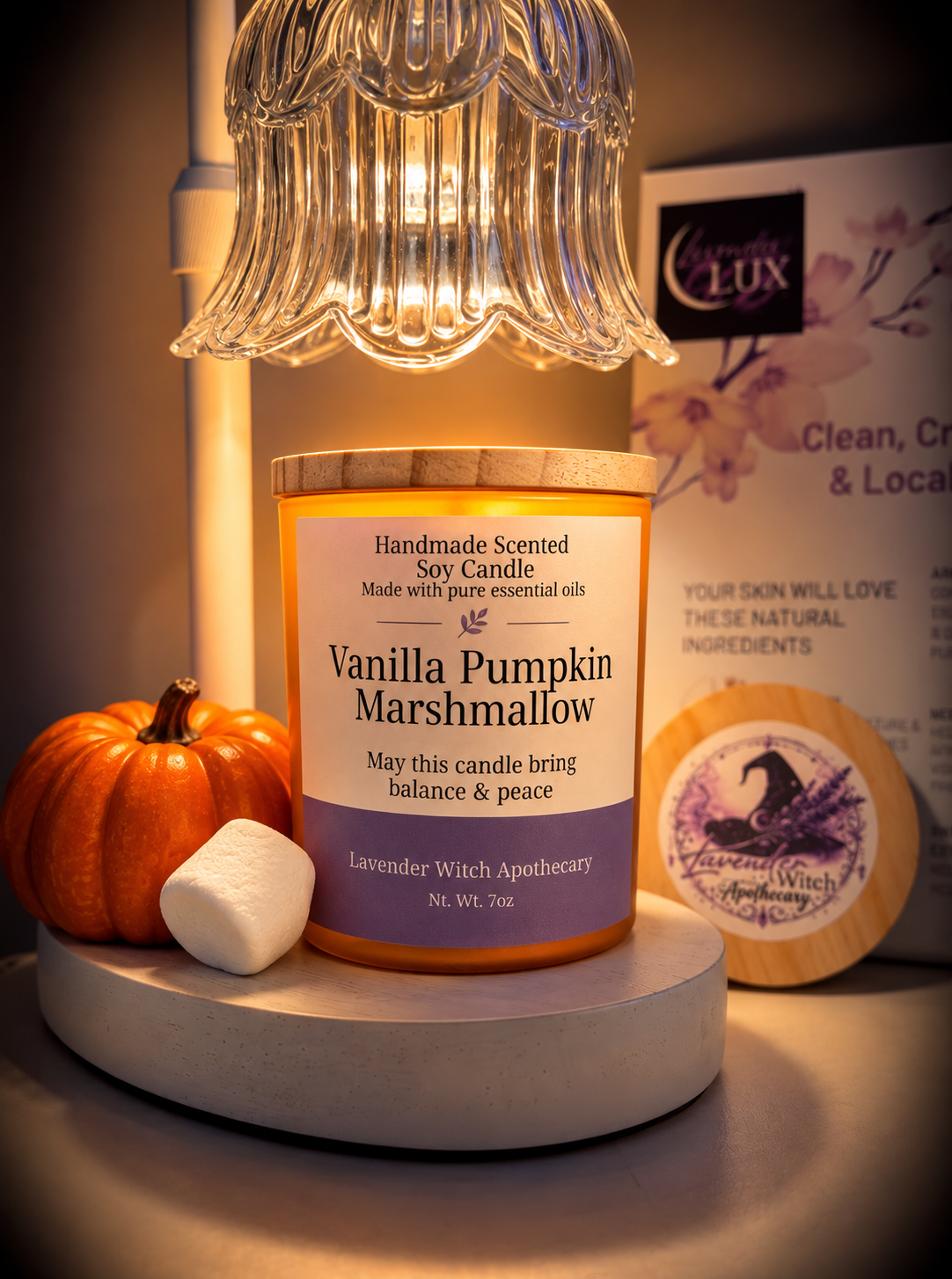 Vanilla Pumpkin Marshmallow Candle